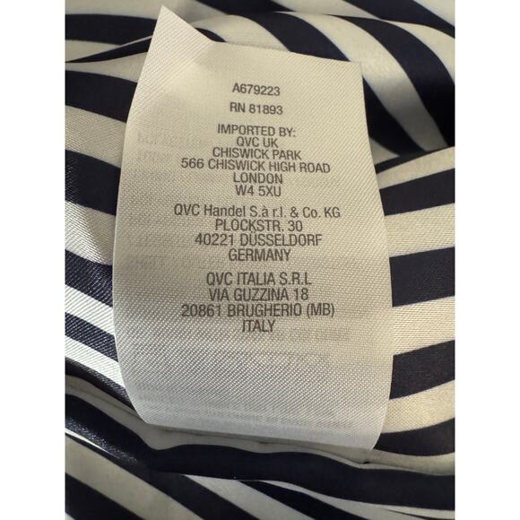 Dennis Basso Regular Water Resistant Trench Coat Hood Navy X-Large NWOT - Picture 13 of 15